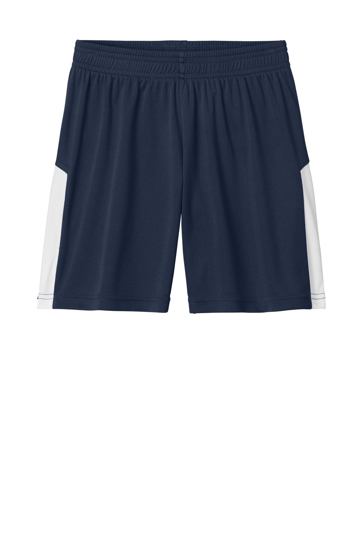 Sport-Tek Youth Competitor United 5  Short - True Navy/ White