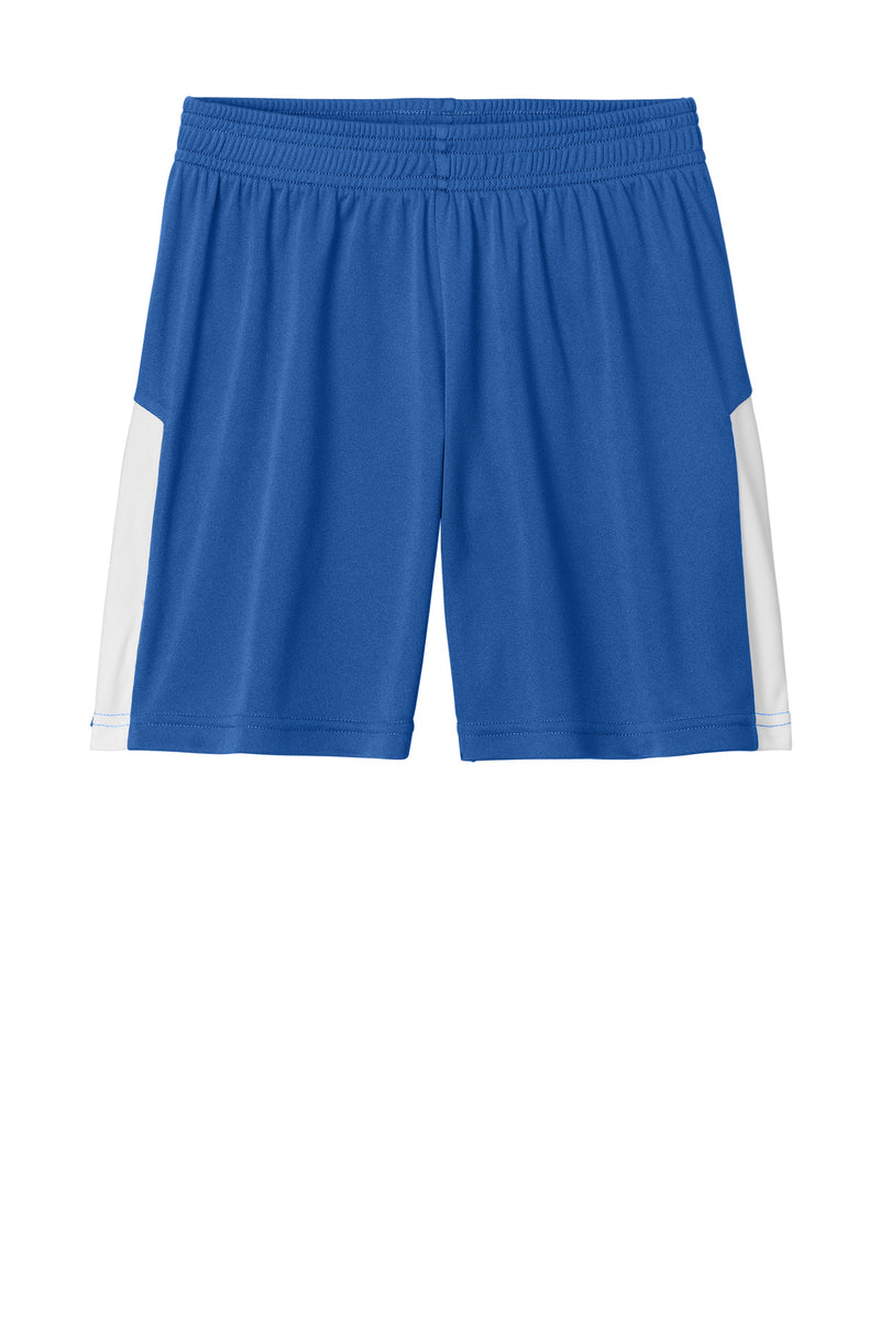 Sport-Tek Youth Competitor United 5  Short - True Royal/ White