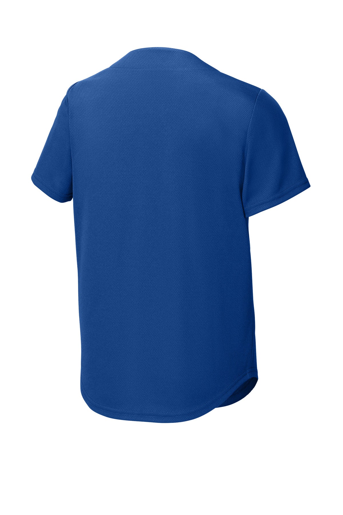 Sport-Tek Youth PosiCharge Tough Mesh Full-Button Jersey - True Royal