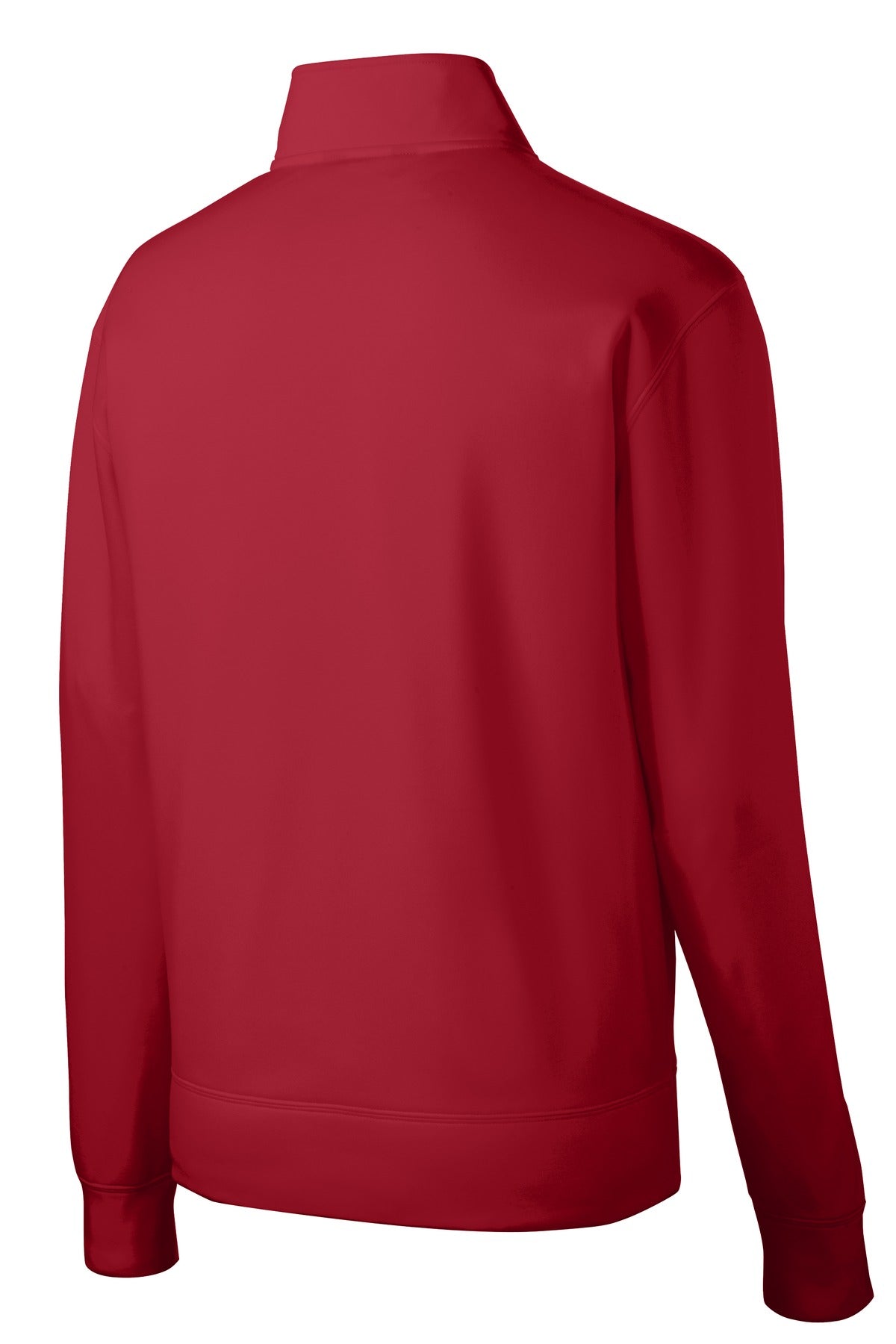 Sport-Tek Youth Sport-Wick Fleece Full-Zip Jacket - Deep Red