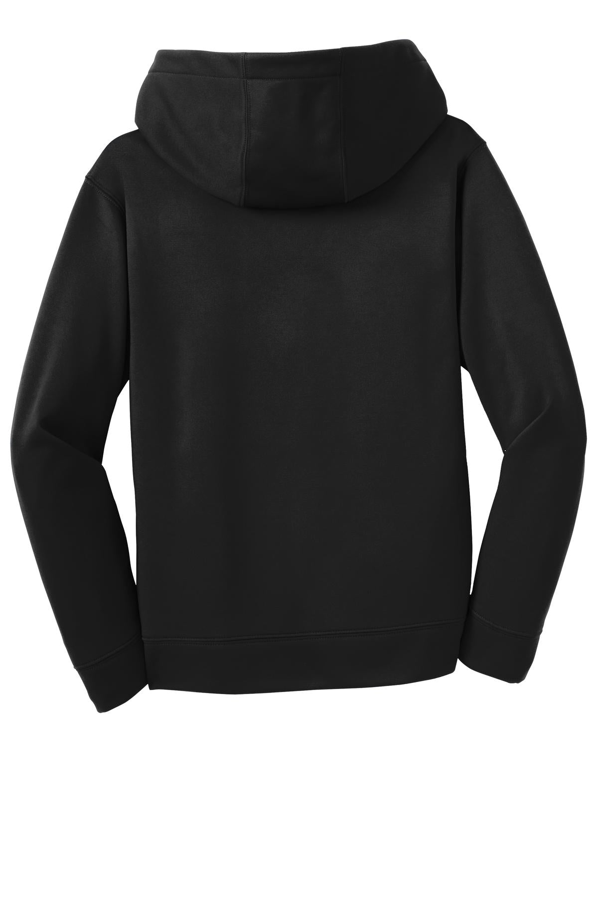 Sport-Tek Youth Sport-Wick Fleece Hooded Pullover - Black