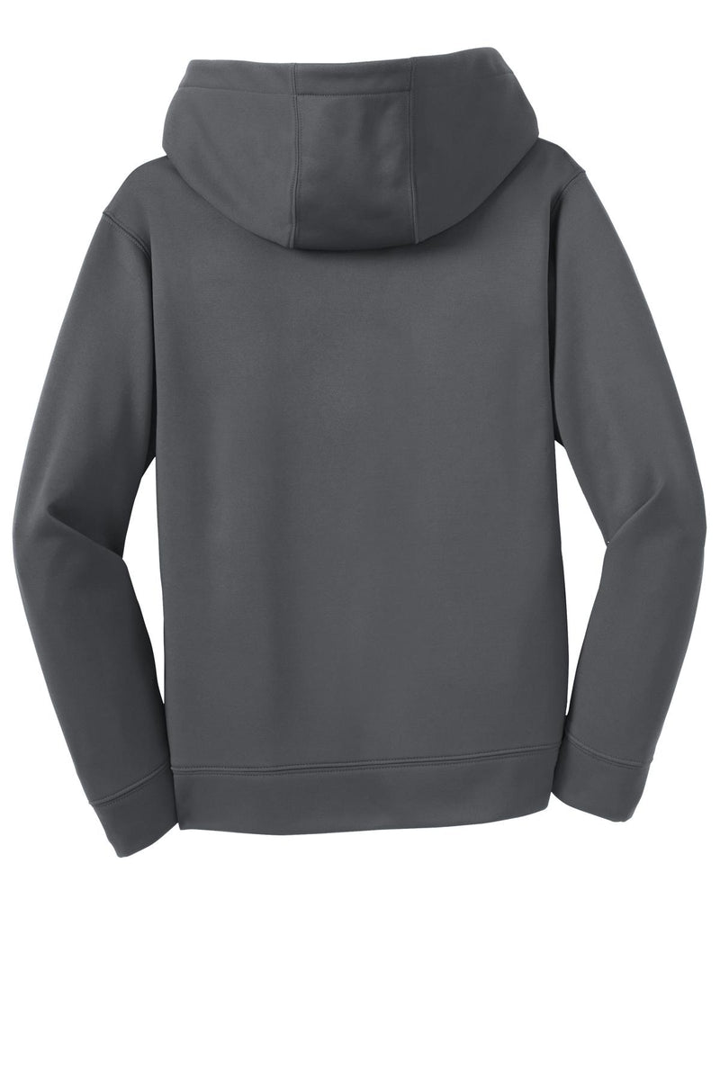Sport-Tek Youth Sport-Wick Fleece Hooded Pullover - Dark Smoke Grey