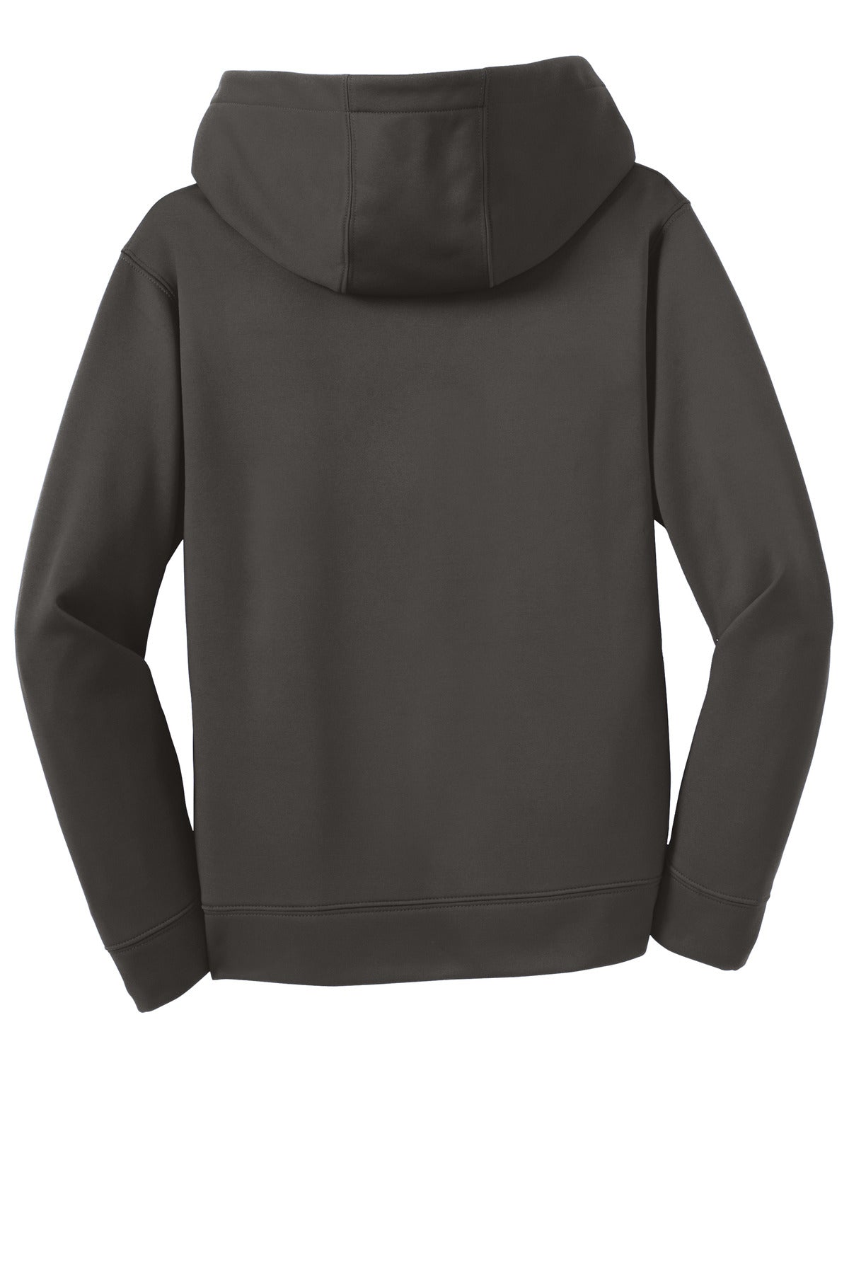 Sport-Tek Youth Sport-Wick Fleece Hooded Pullover - Iron Grey