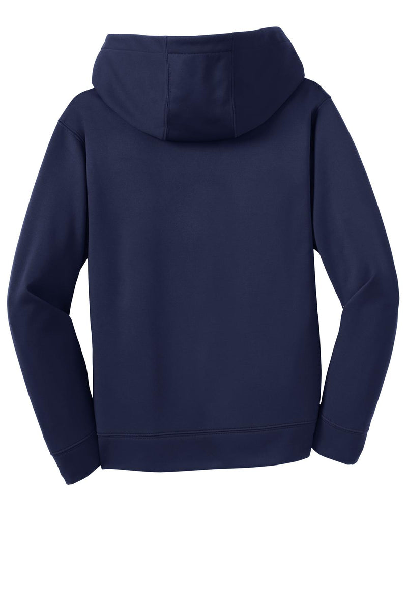 Sport-Tek Youth Sport-Wick Fleece Hooded Pullover - Navy