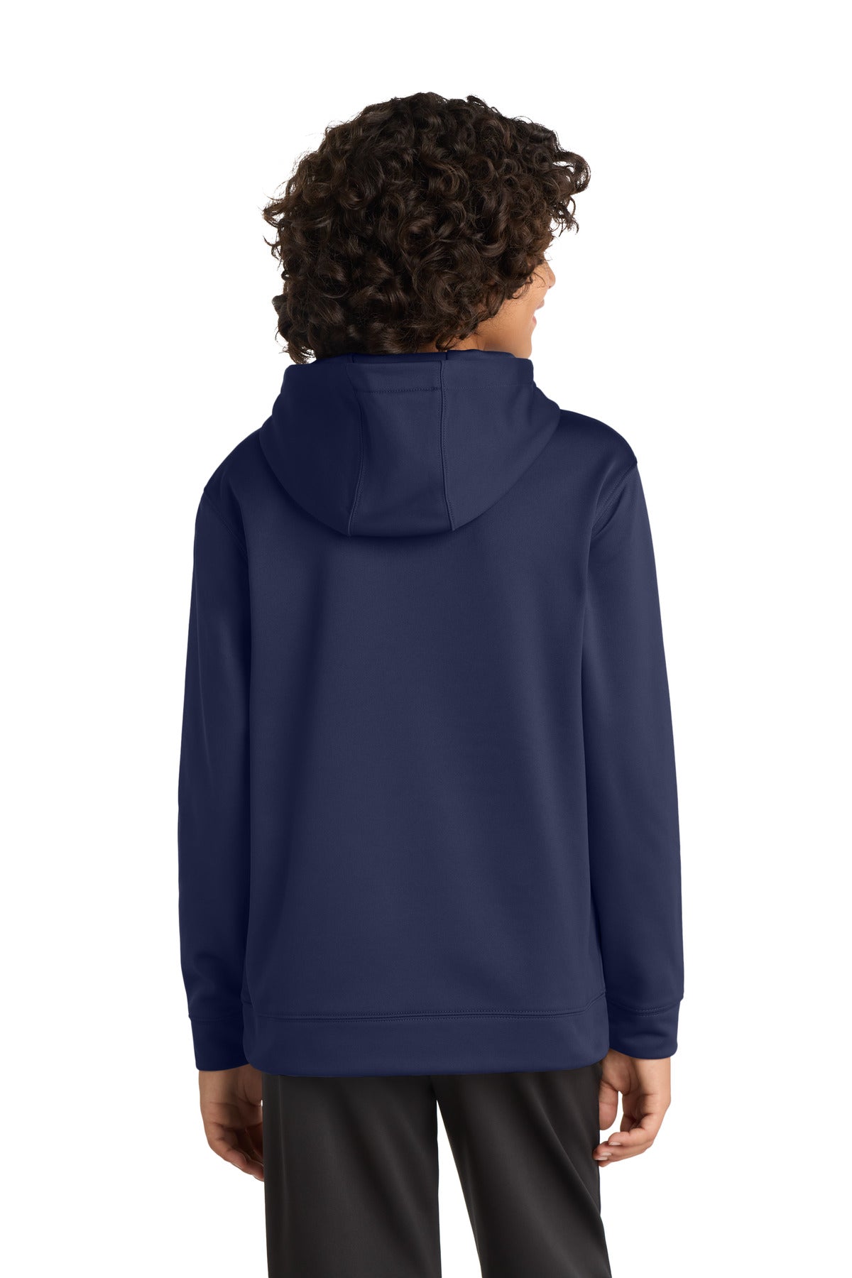 Sport-Tek Youth Sport-Wick Fleece Hooded Pullover - Navy