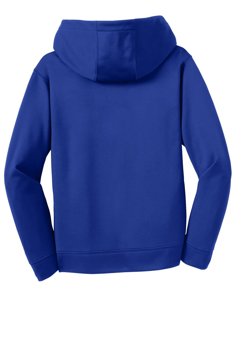 Sport-Tek Youth Sport-Wick Fleece Hooded Pullover - True Royal