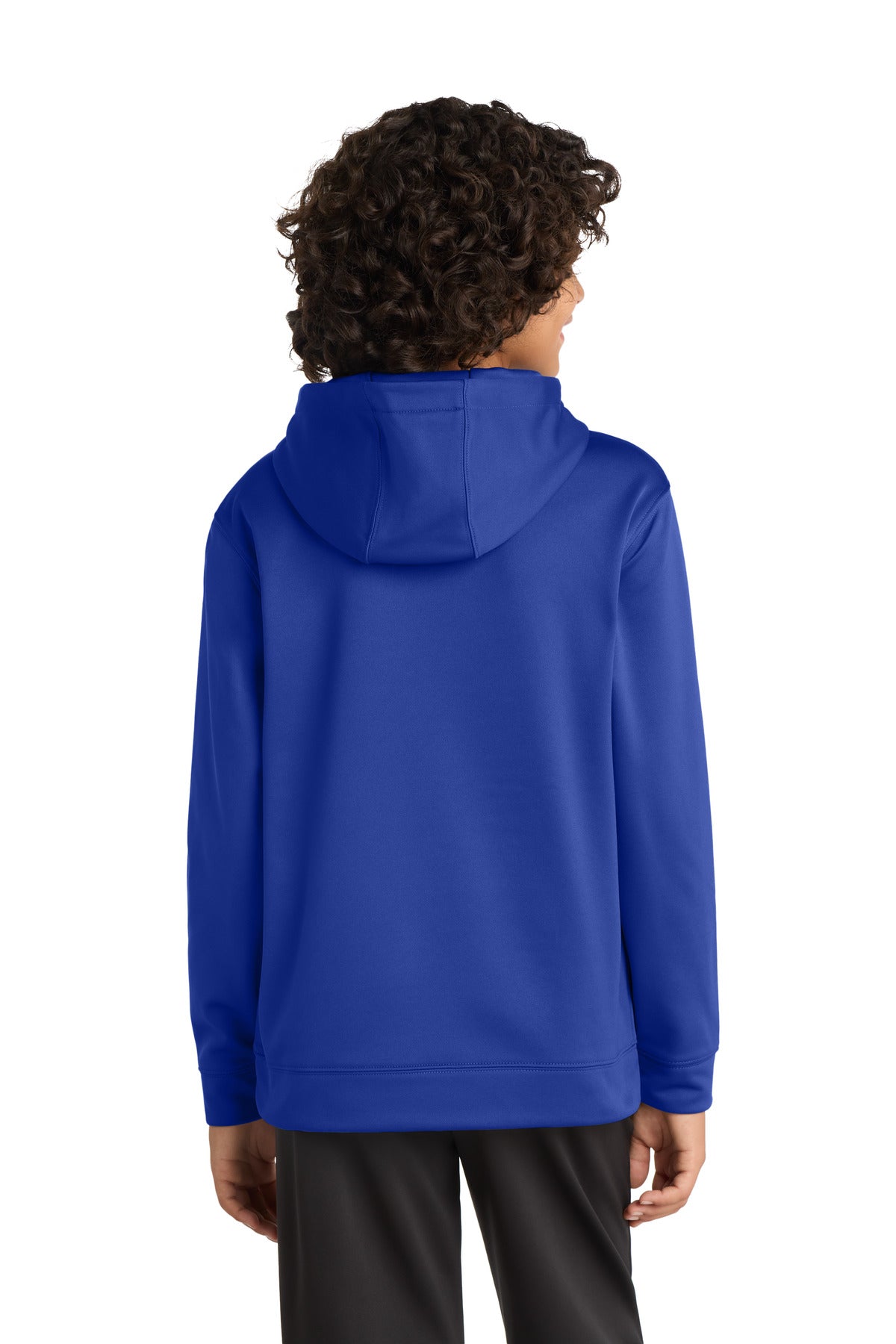 Sport-Tek Youth Sport-Wick Fleece Hooded Pullover - True Royal