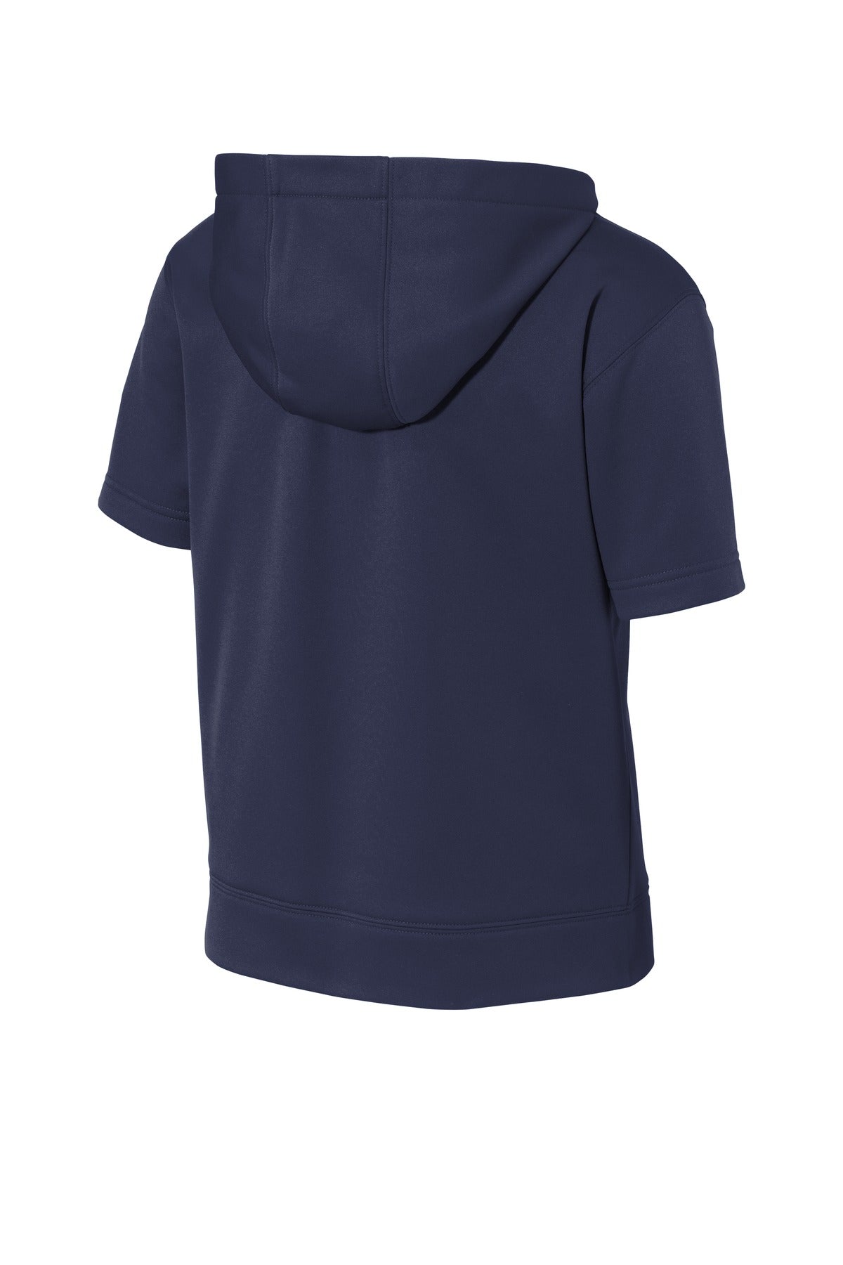 Sport-Tek  Youth Sport-Wick  Fleece Short Sleeve Hooded Pullover - Navy