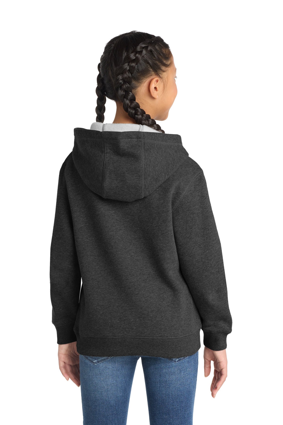 Sport-Tek Youth Pullover Hooded Sweatshirt - Graphite Heather