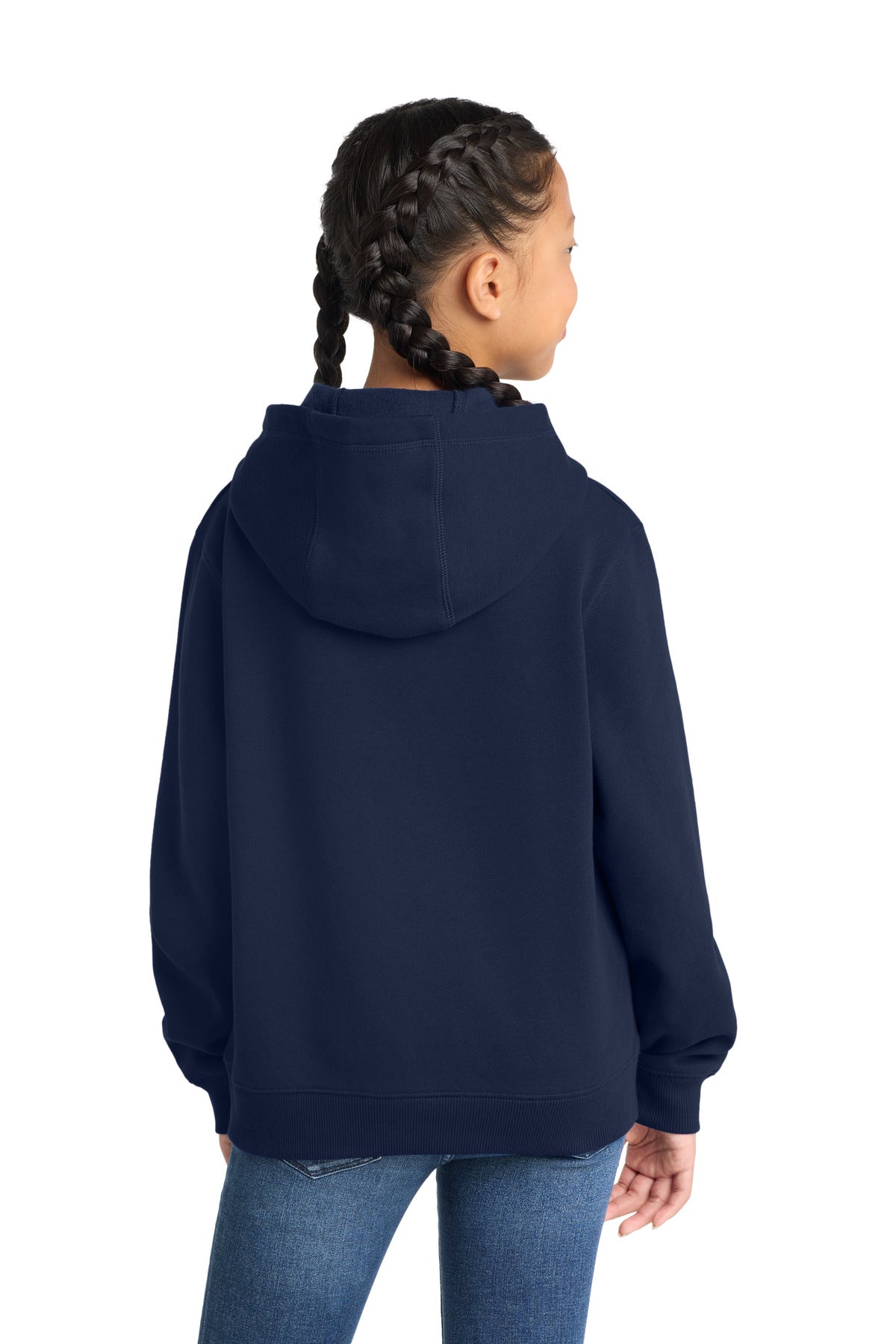 Sport-Tek Youth Pullover Hooded Sweatshirt - True Navy