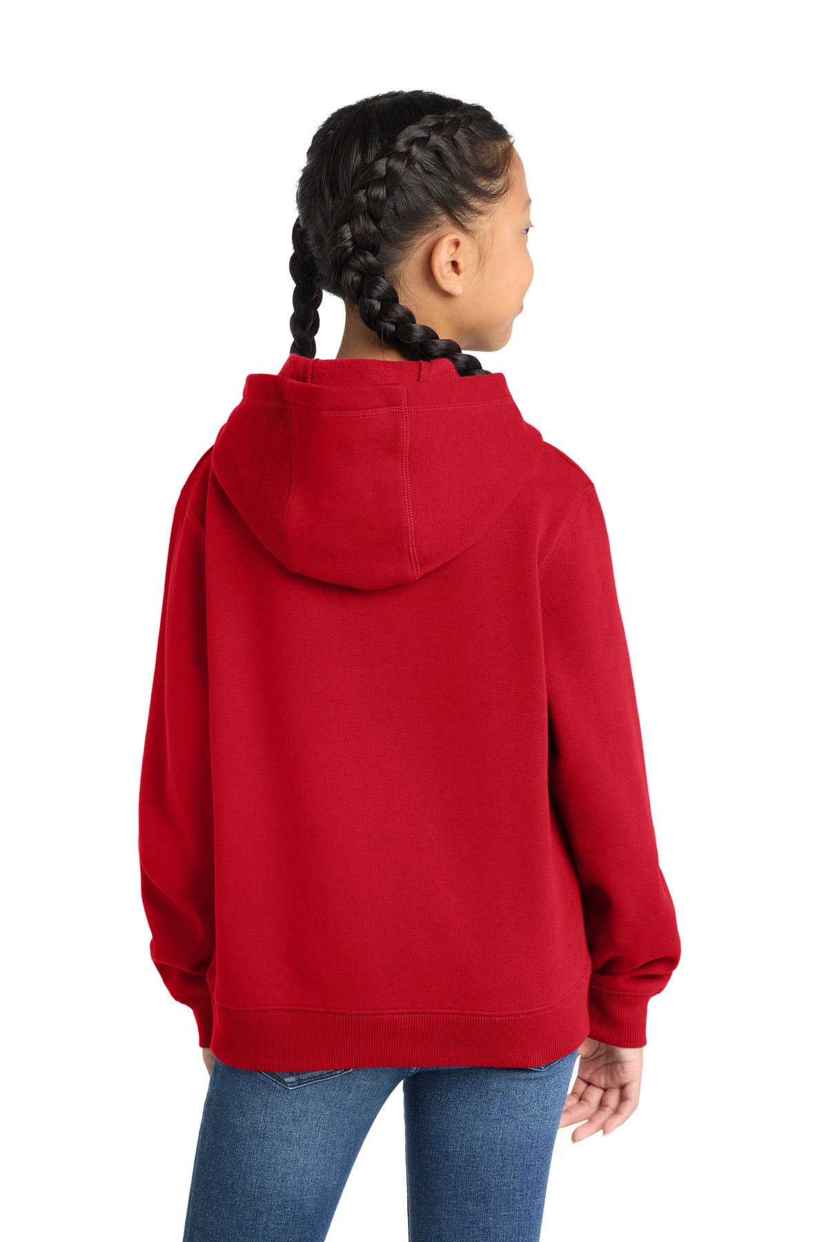 Sport-Tek Youth Pullover Hooded Sweatshirt - True Red