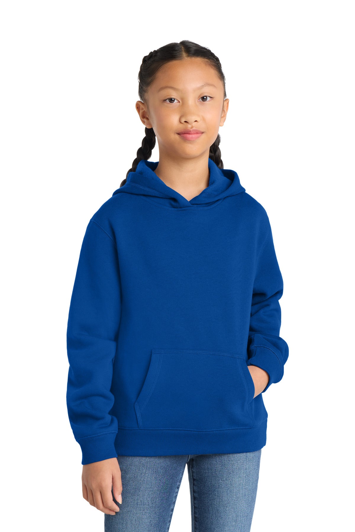 Sport-Tek Youth Pullover Hooded Sweatshirt - True Royal