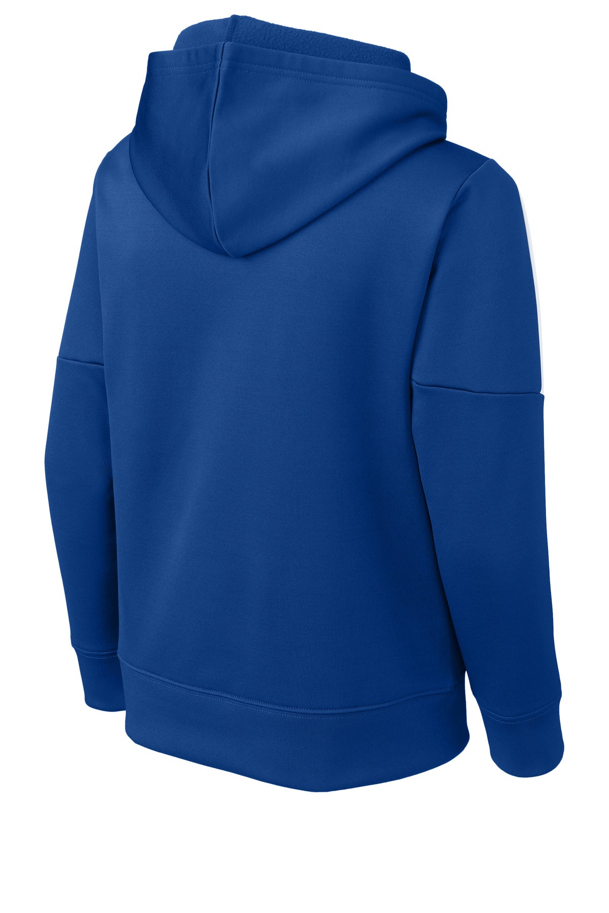 Sport-Tek Youth Sport-Wick Fleece United Pullover Hoodie - True Royal/ White