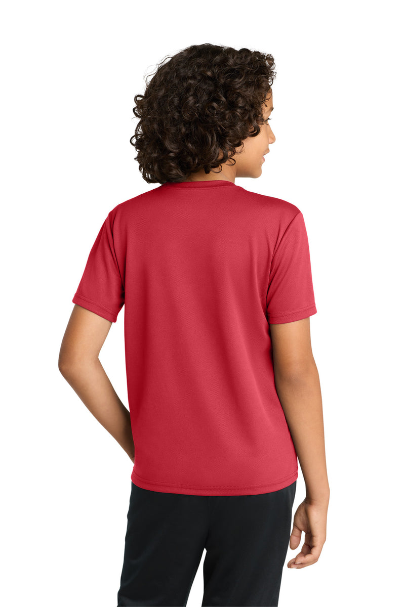 Sport-Tek Youth PosiCharge RacerMesh Tee - True Red