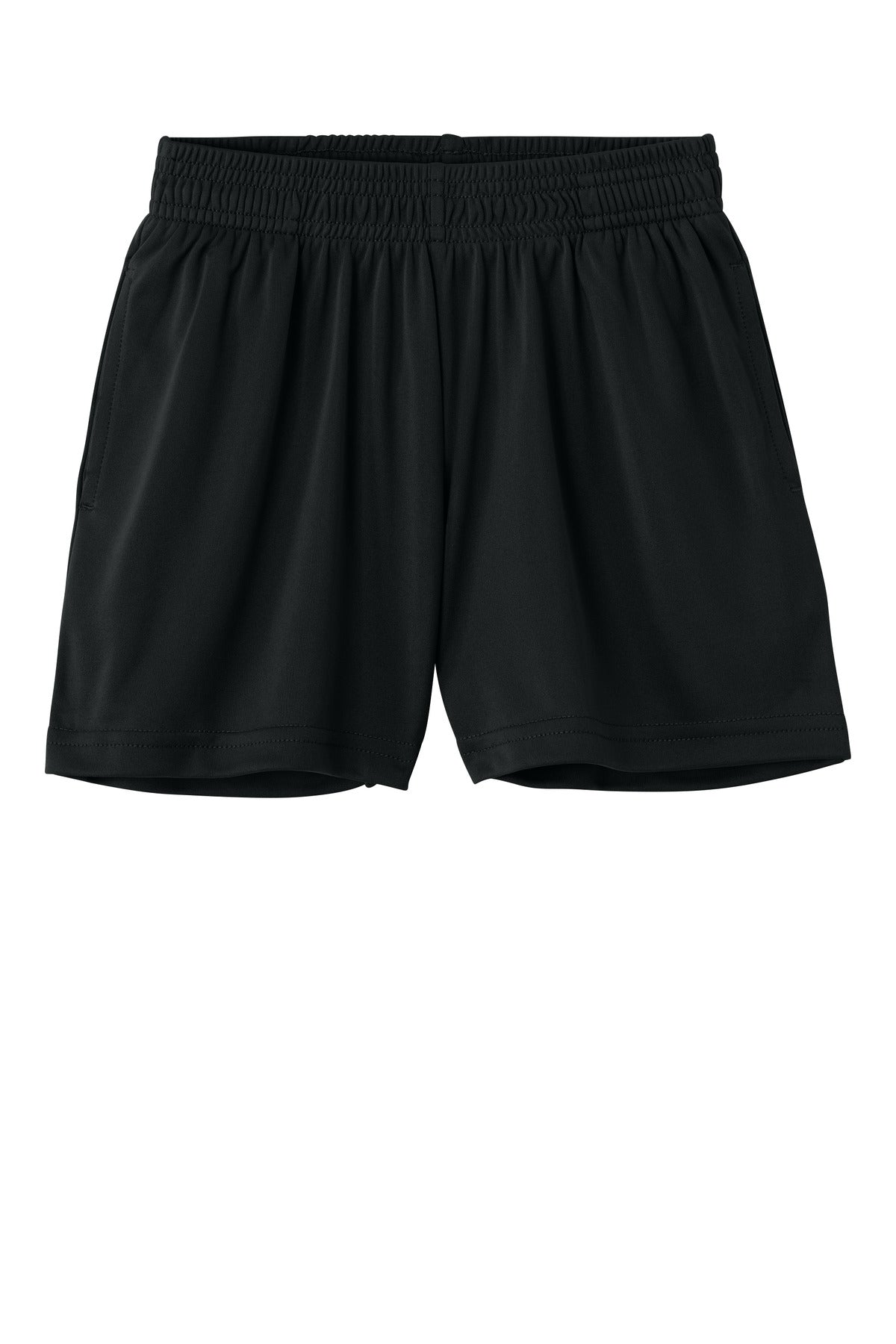 Sport-Tek Youth PosiCharge Competitor 5  Pocketed Short - Black