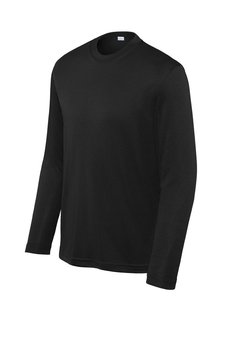 Sport-Tek Youth Long Sleeve PosiCharge Competitor Tee - Black
