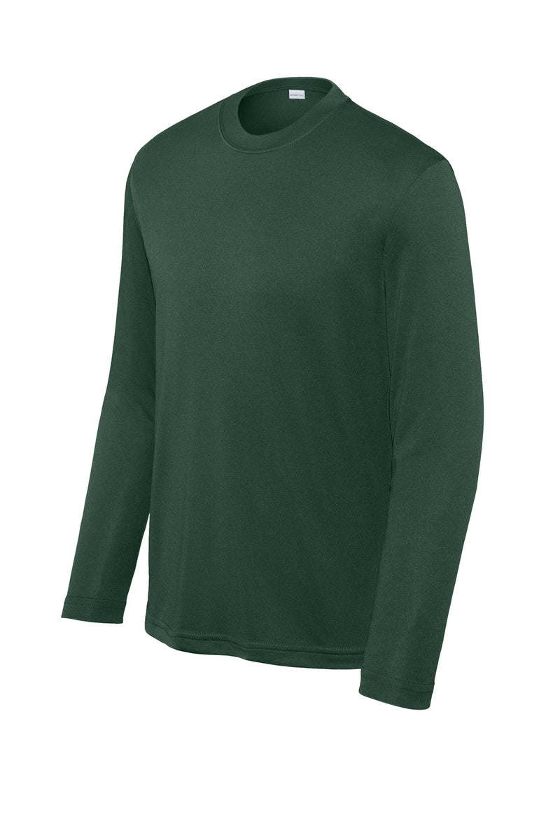 Sport-Tek Youth Long Sleeve PosiCharge Competitor Tee - Forest Green