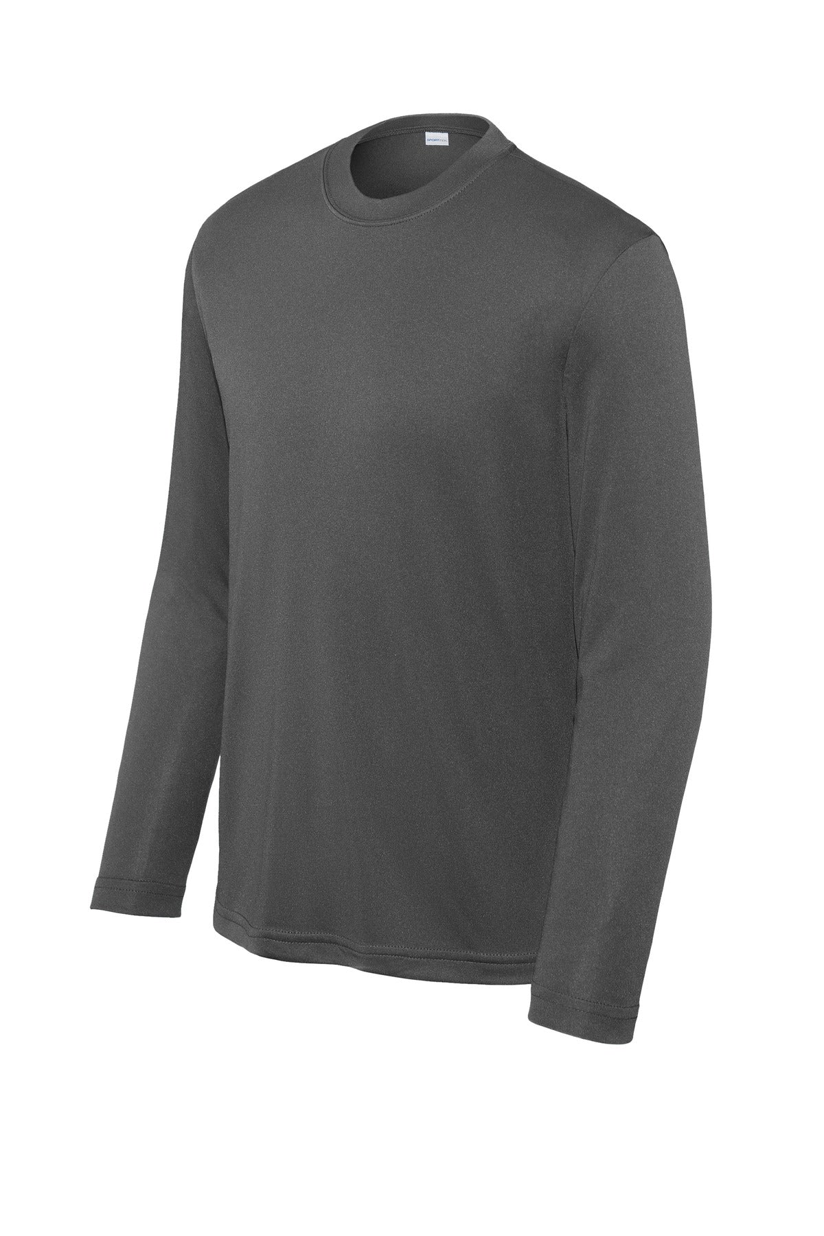 Sport-Tek Youth Long Sleeve PosiCharge Competitor Tee - Iron Grey