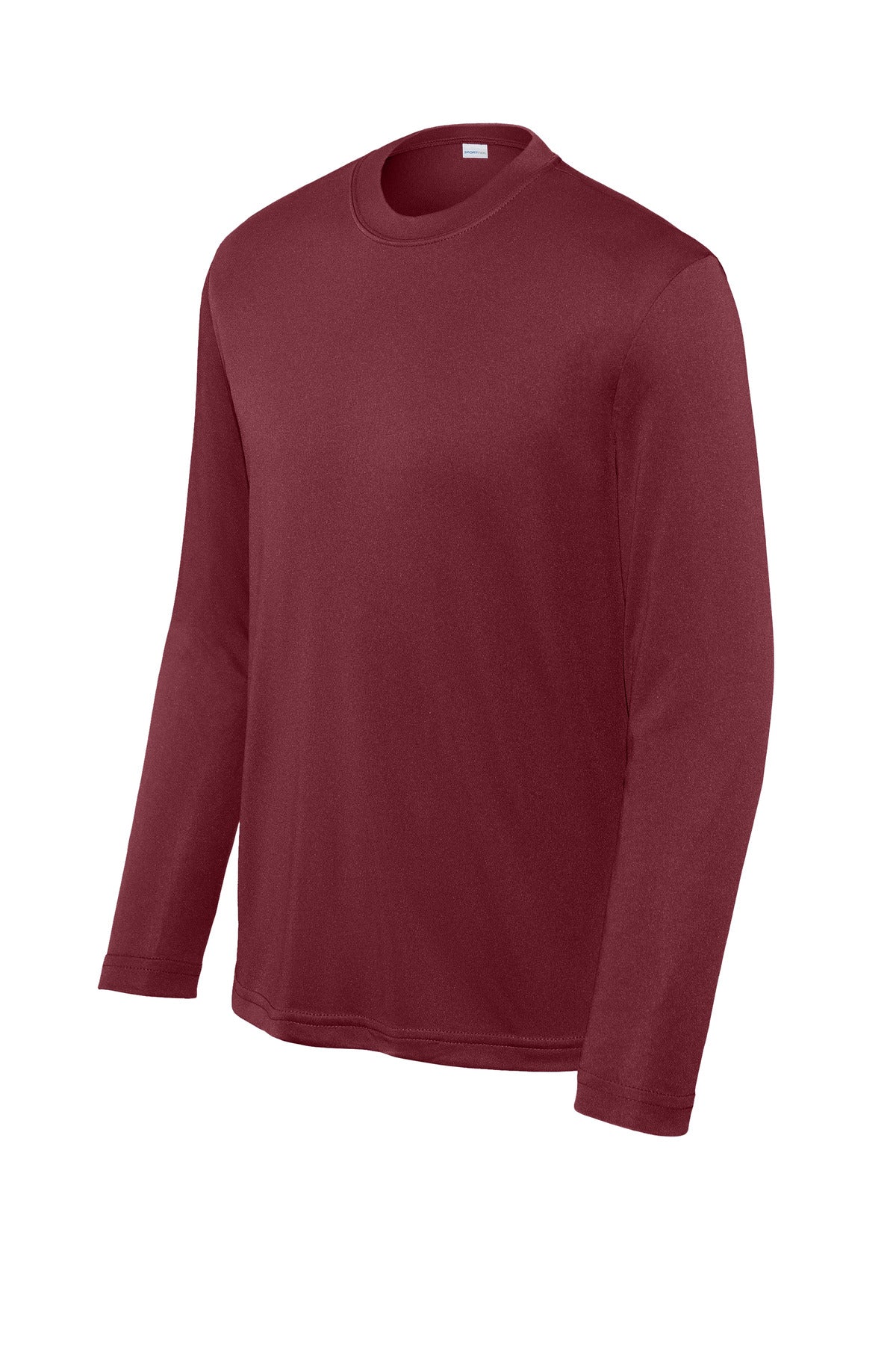 Sport-Tek Youth Long Sleeve PosiCharge Competitor Tee - Maroon