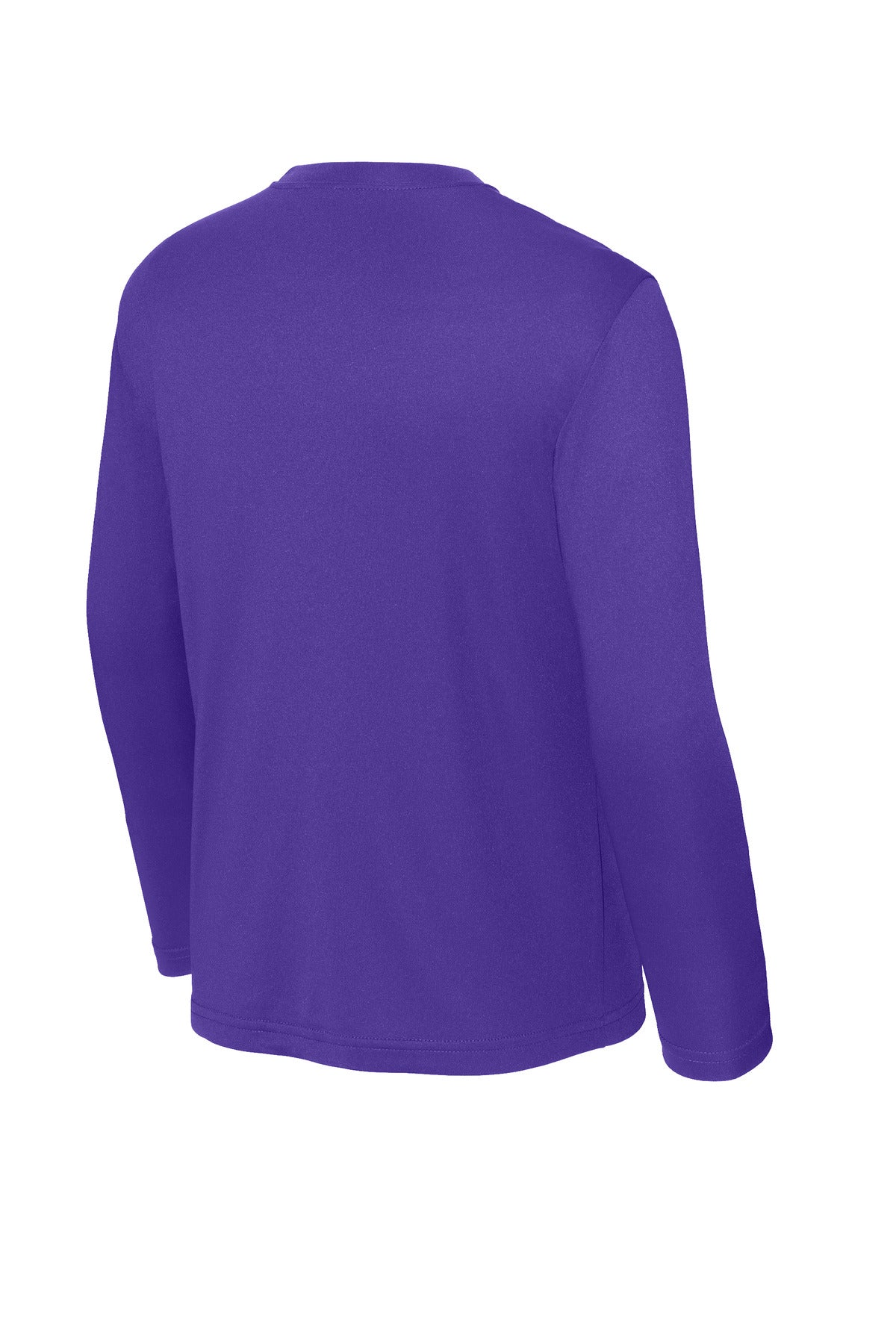 Sport-Tek Youth Long Sleeve PosiCharge Competitor Tee - Purple