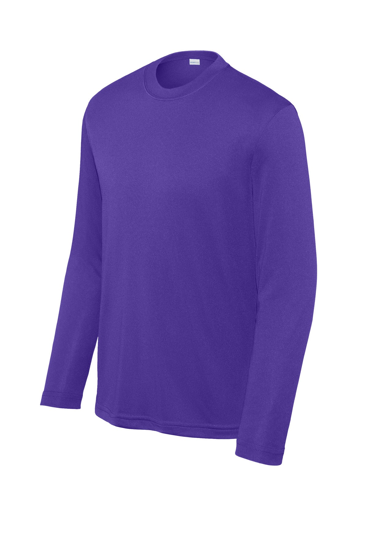 Sport-Tek Youth Long Sleeve PosiCharge Competitor Tee - Purple