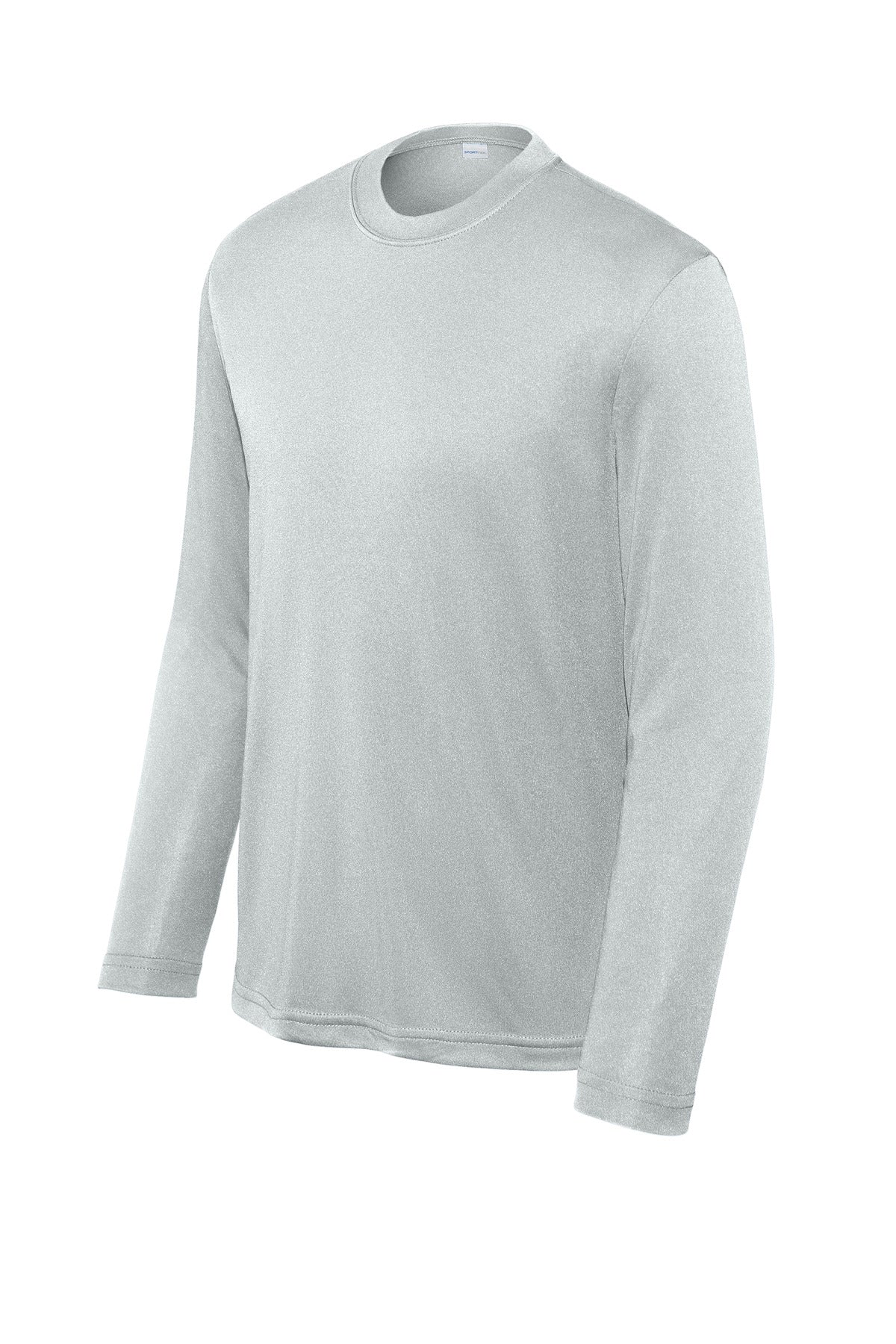 Sport-Tek Youth Long Sleeve PosiCharge Competitor Tee - Silver