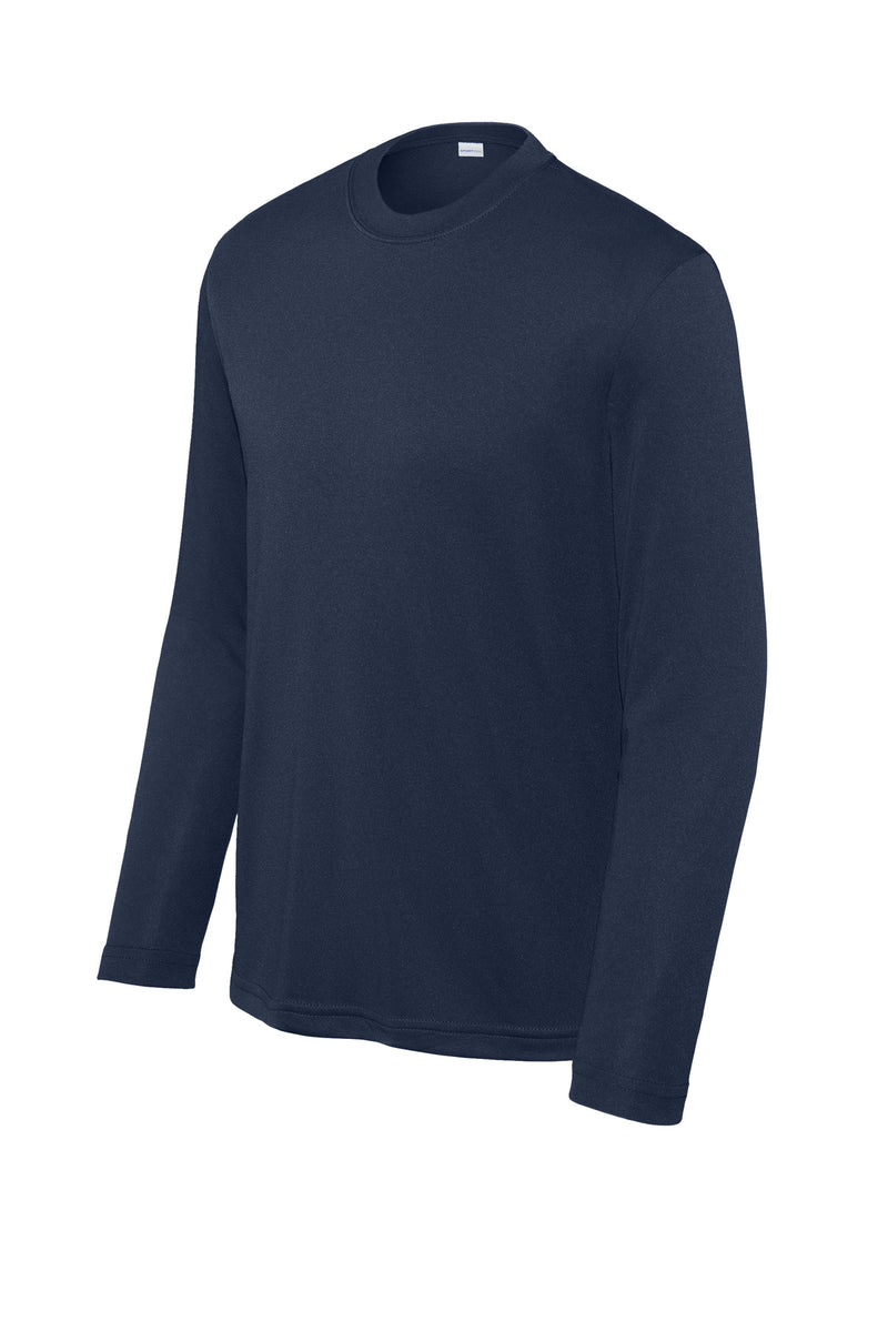 Sport-Tek Youth Long Sleeve PosiCharge Competitor Tee - True Navy