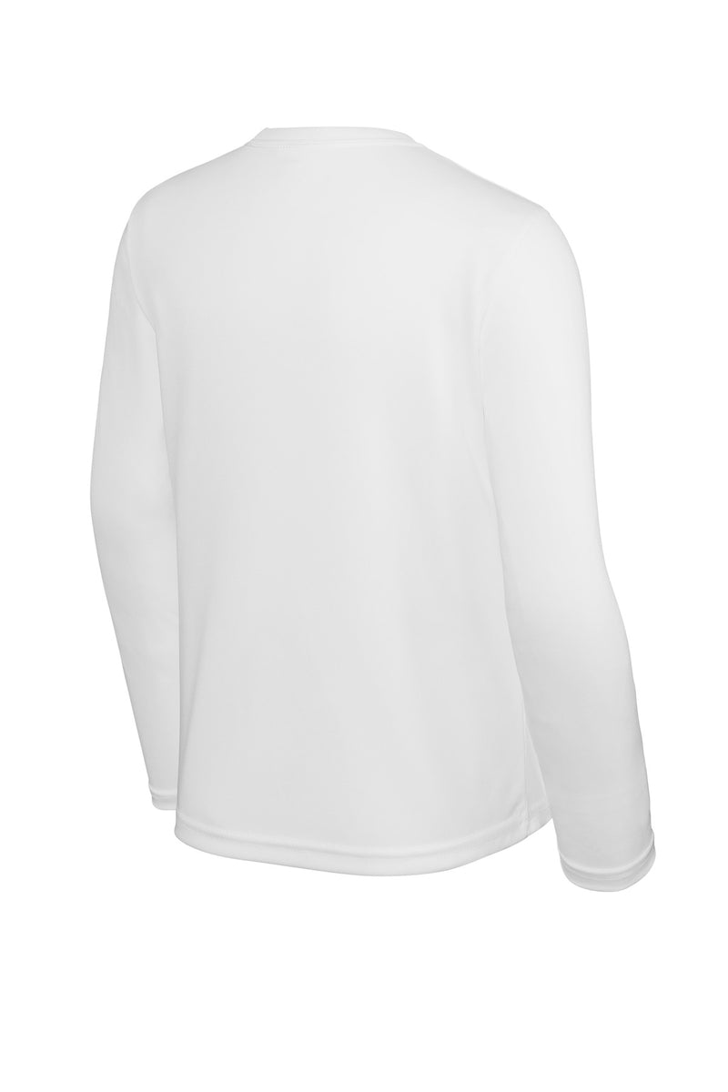 Sport-Tek Youth Long Sleeve PosiCharge Competitor Tee - White