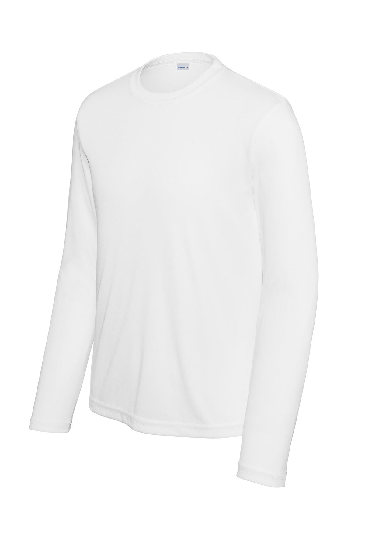 Sport-Tek Youth Long Sleeve PosiCharge Competitor Tee - White