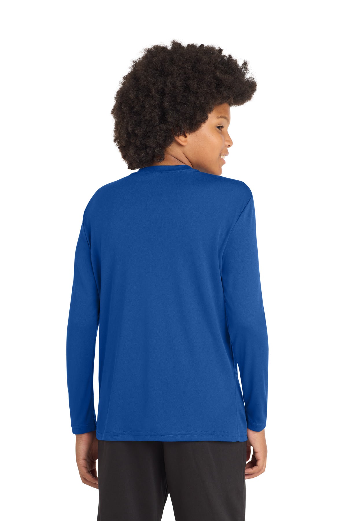 Sport-Tek Youth Long Sleeve PosiCharge Competitor Tee - True Royal