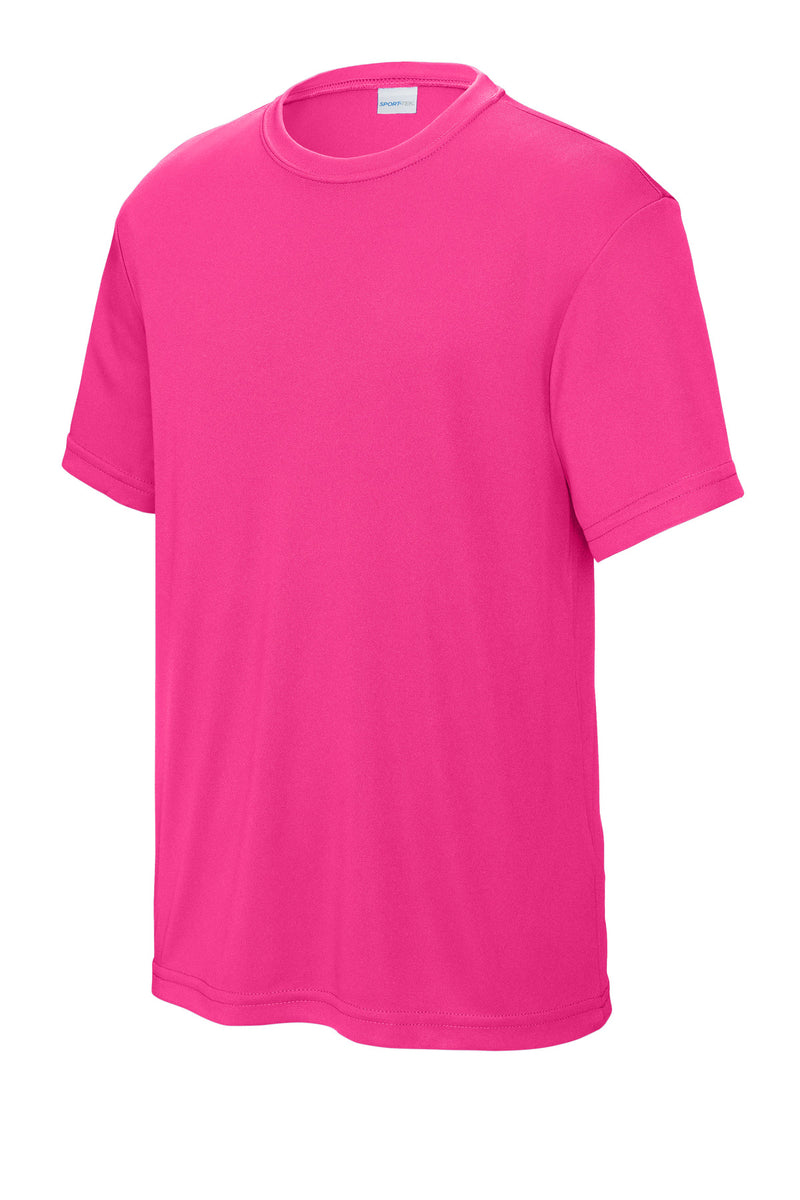Sport-Tek Youth PosiCharge Competitor Tee - Neon Pink
