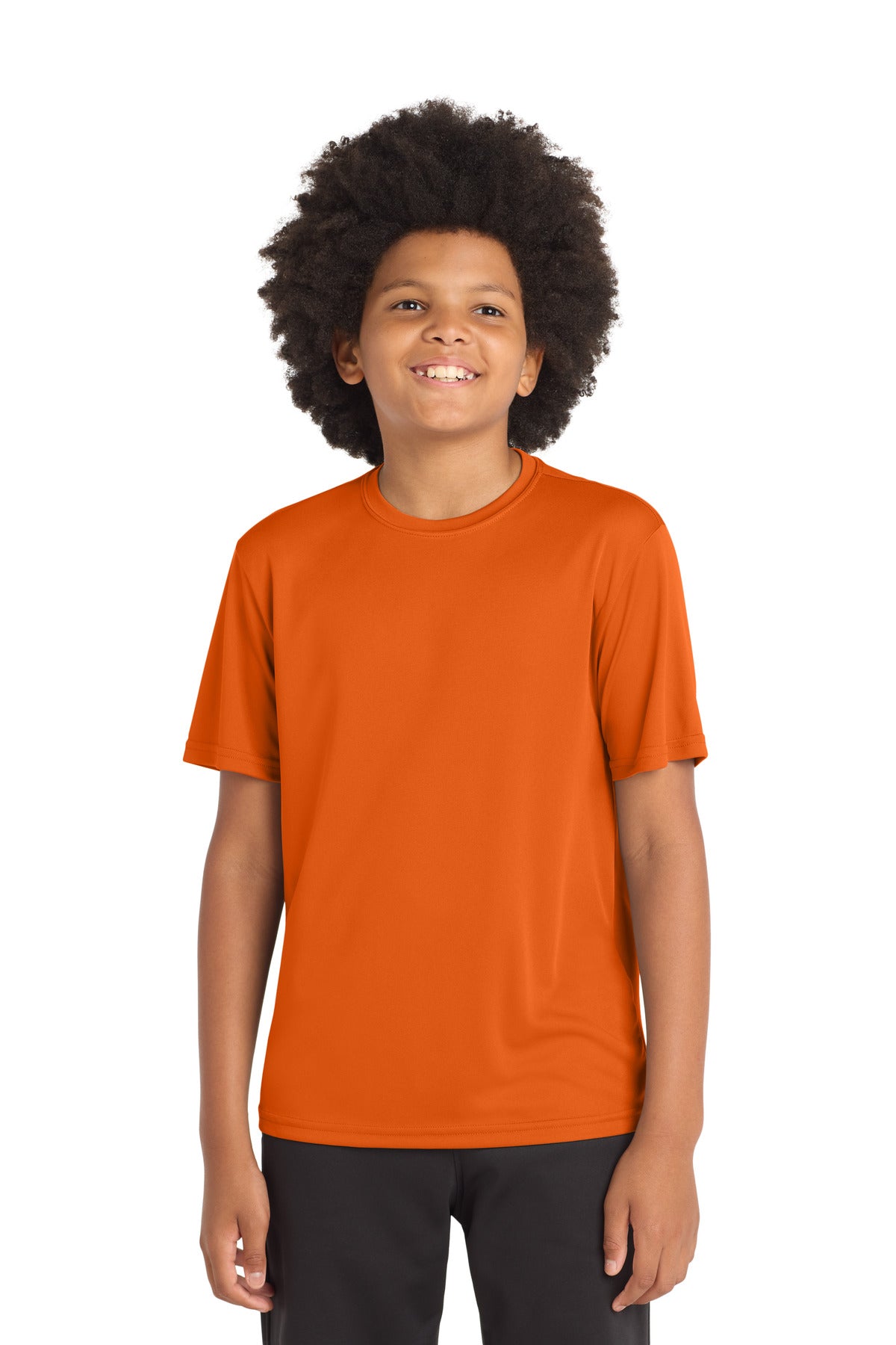 Sport-Tek Youth PosiCharge Competitor Tee - Deep Orange