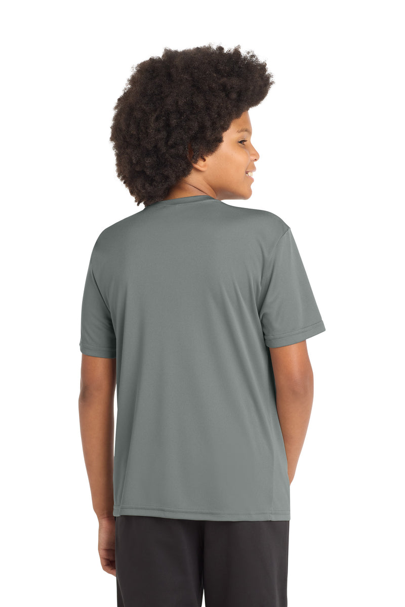 Sport-Tek Youth PosiCharge Competitor Tee - Grey Concrete