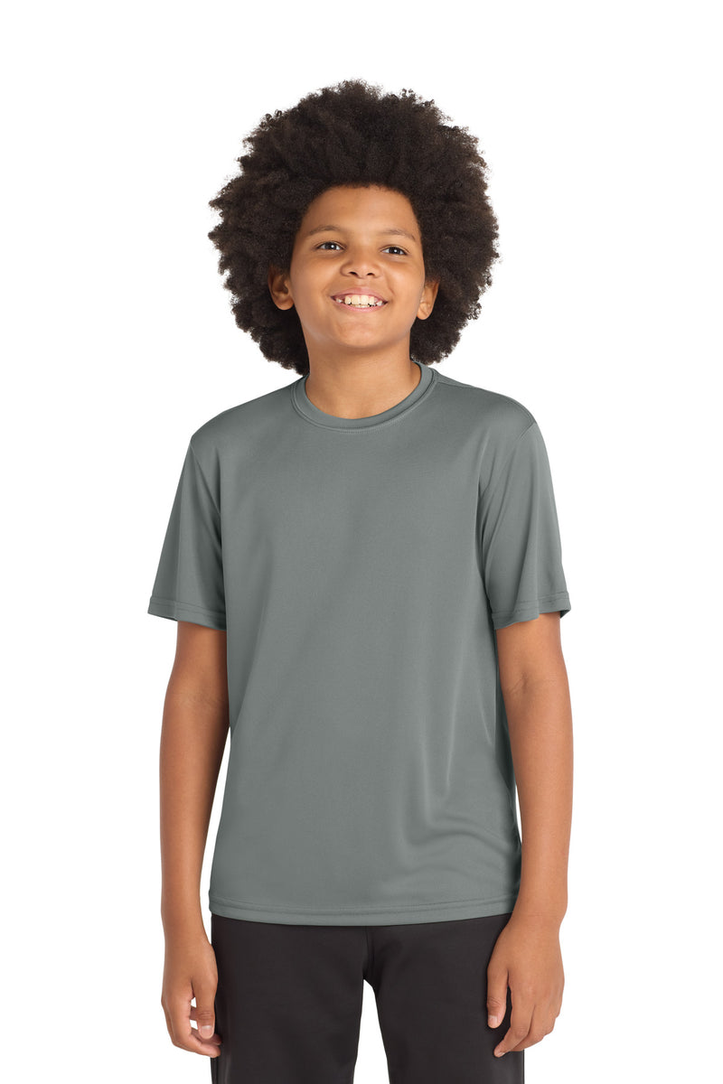 Sport-Tek Youth PosiCharge Competitor Tee - Grey Concrete
