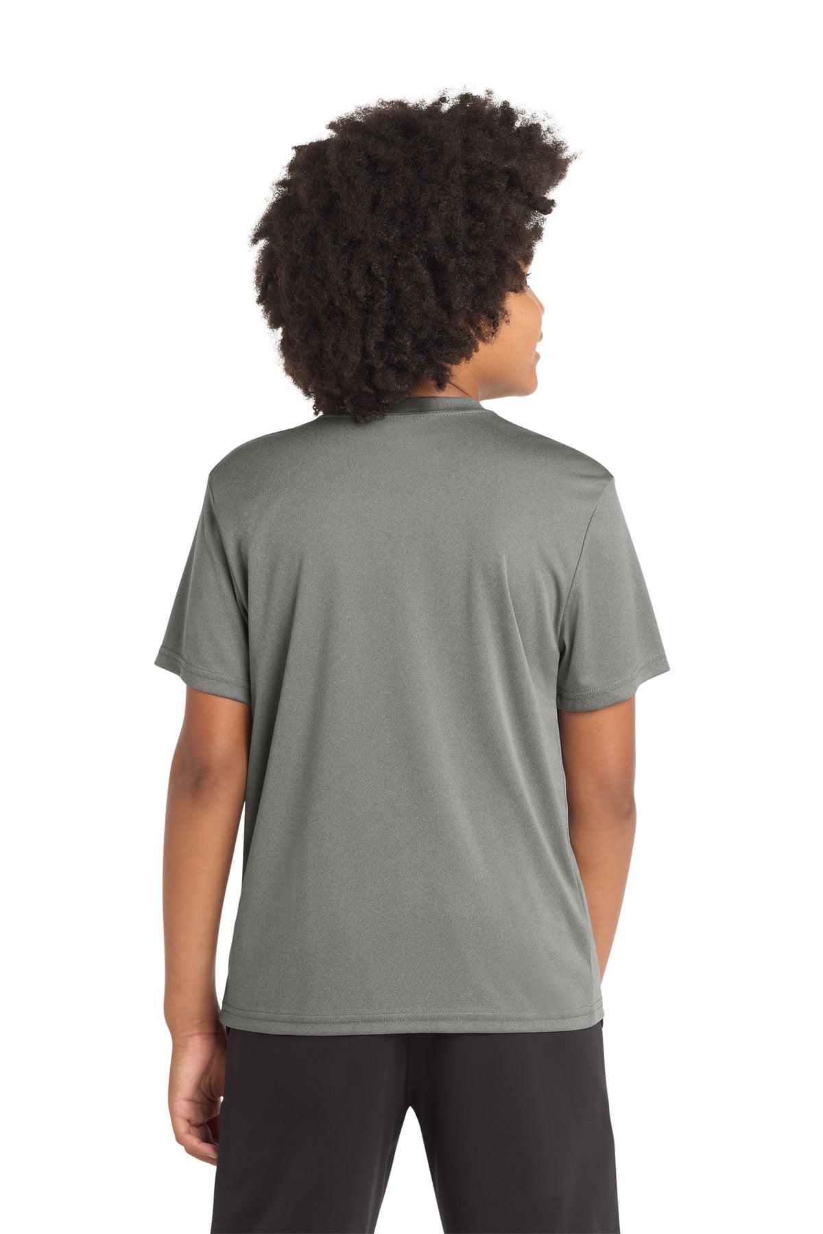 Sport-Tek Youth PosiCharge Competitor Tee - Grey Concrete Heather