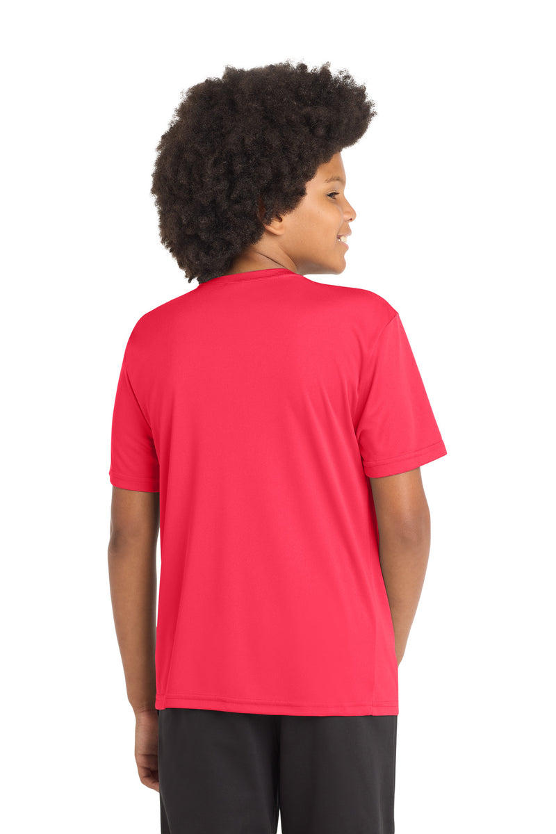Sport-Tek Youth PosiCharge Competitor Tee - Hot Coral