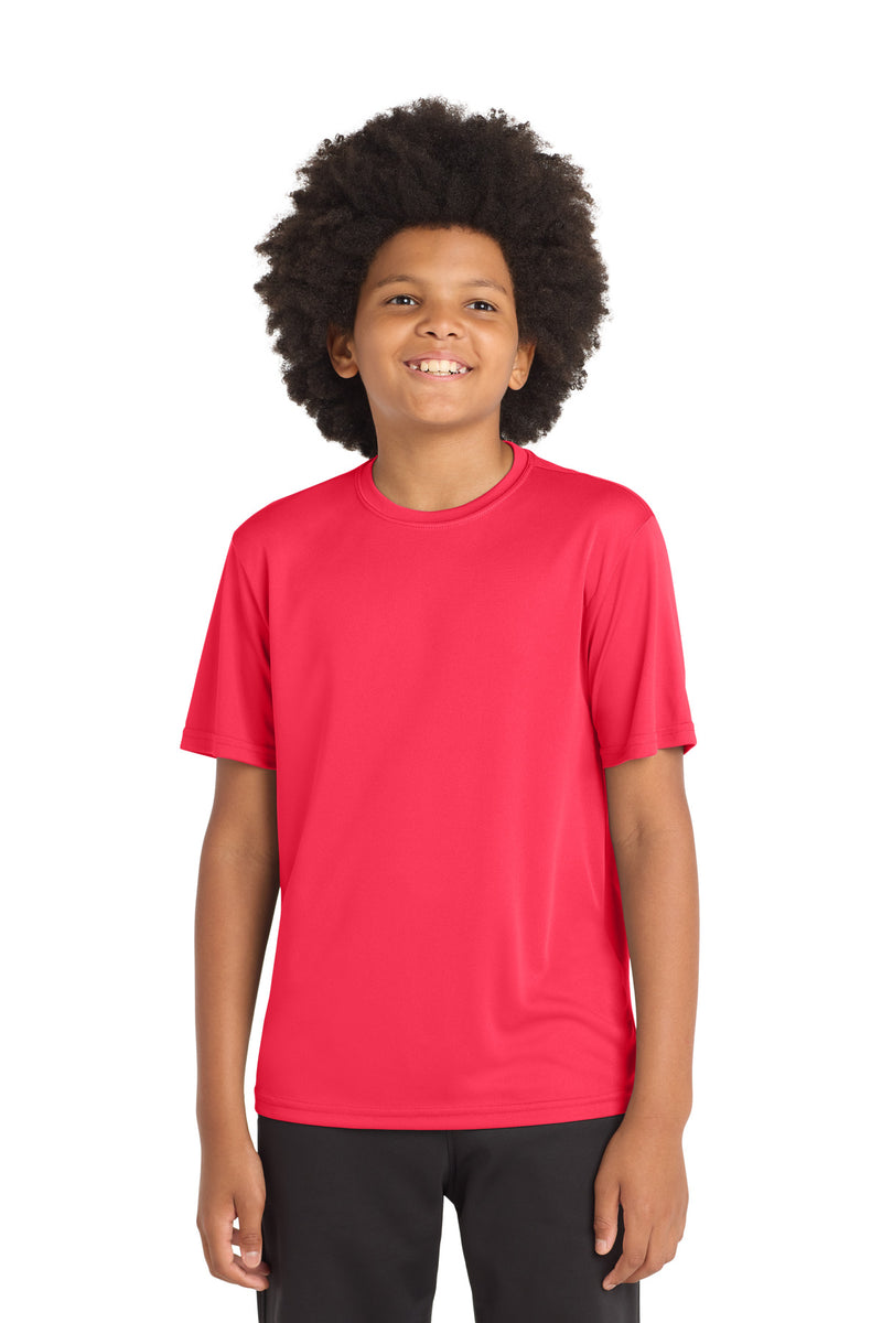 Sport-Tek Youth PosiCharge Competitor Tee - Hot Coral
