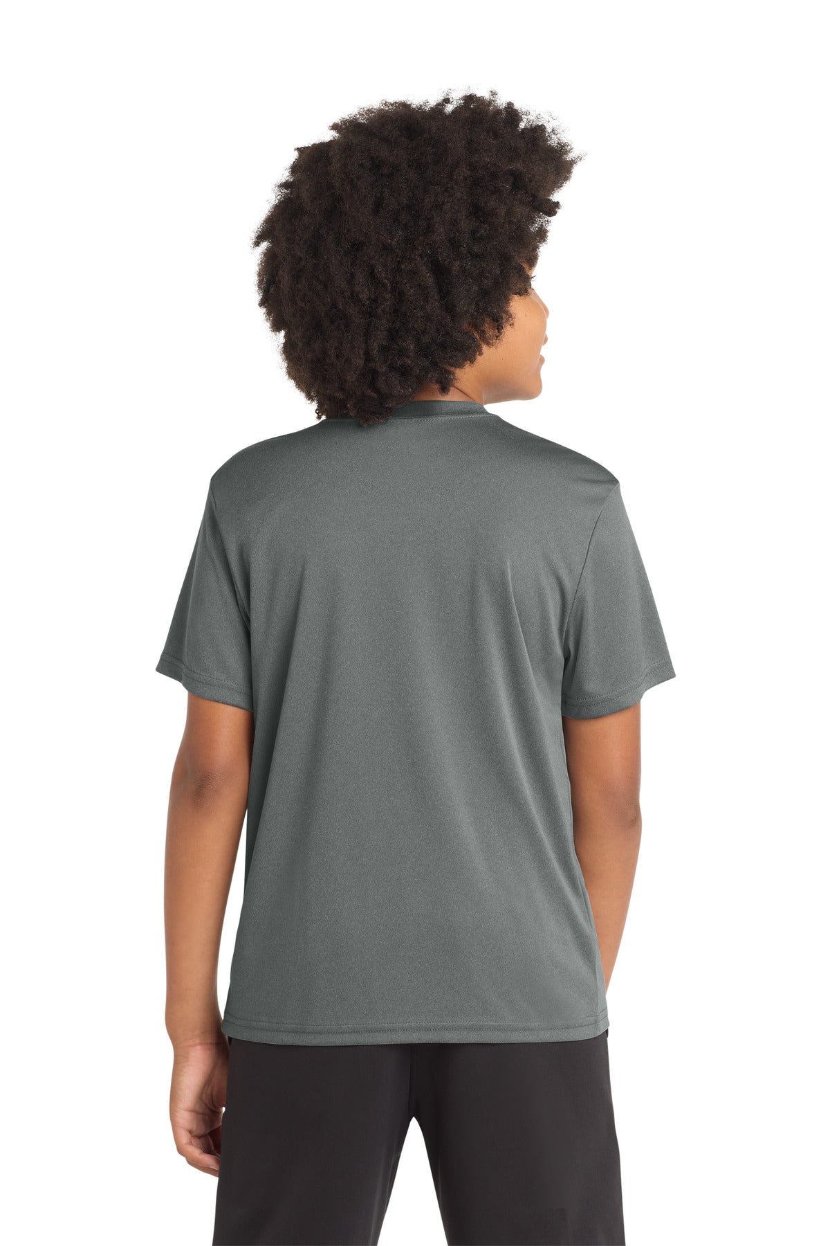 Sport-Tek Youth PosiCharge Competitor Tee - Iron Grey Heather