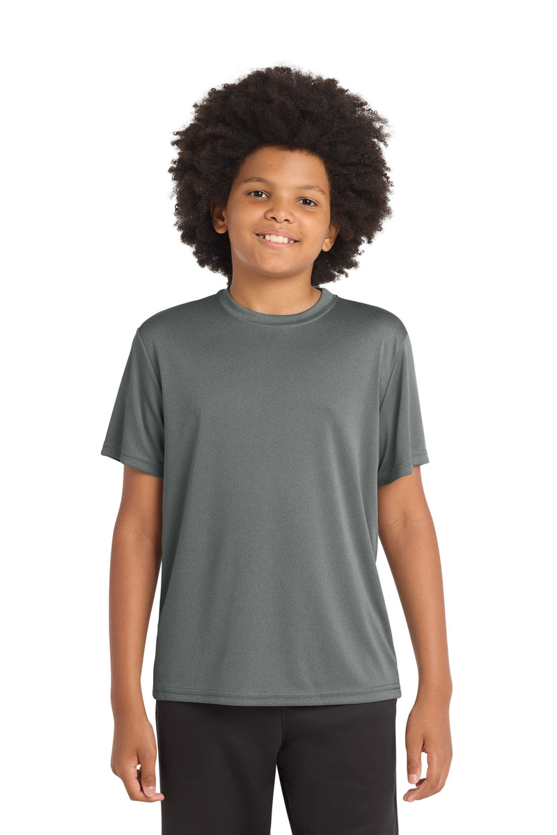 Sport-Tek Youth PosiCharge Competitor Tee - Iron Grey Heather