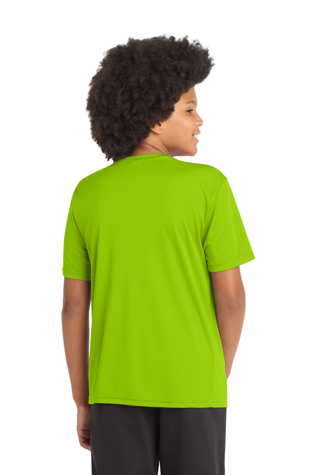 Sport-Tek Youth PosiCharge Competitor Tee - Lime Shock