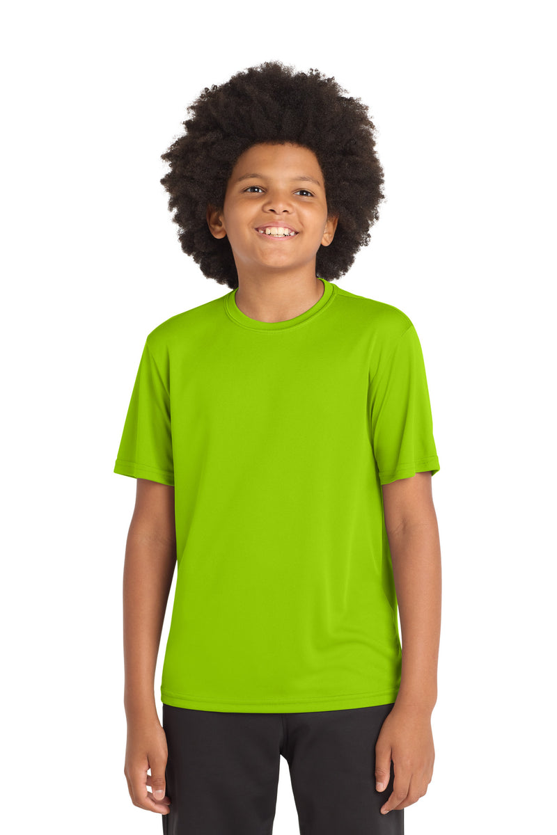 Sport-Tek Youth PosiCharge Competitor Tee - Lime Shock