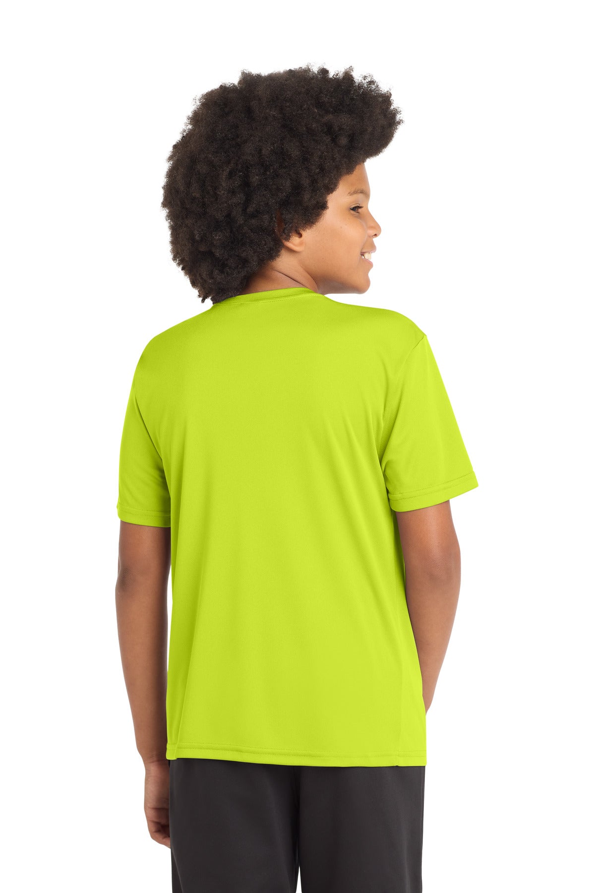 Sport-Tek Youth PosiCharge Competitor Tee - Neon Yellow