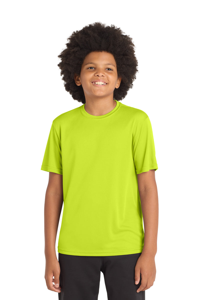 Sport-Tek Youth PosiCharge Competitor Tee - Neon Yellow