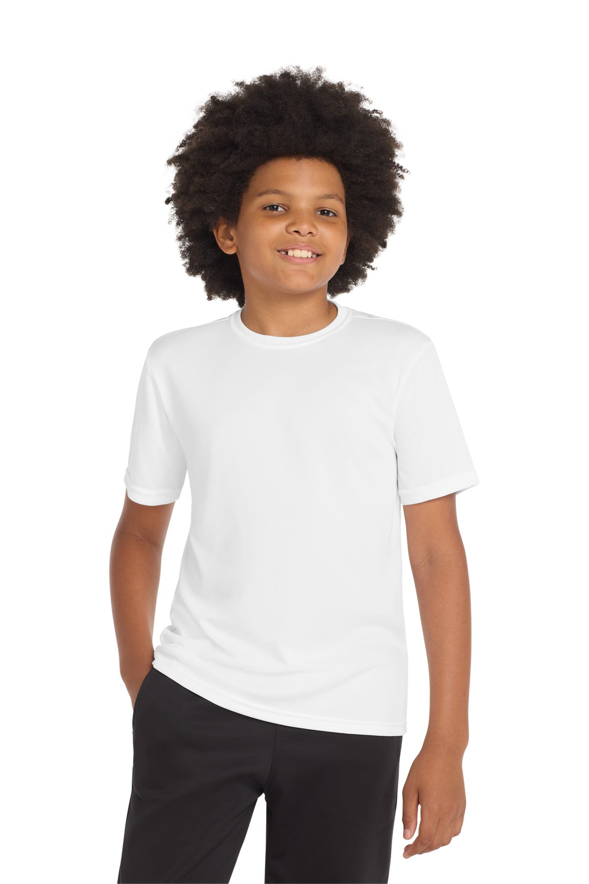 Sport-Tek Youth PosiCharge Competitor Tee - White