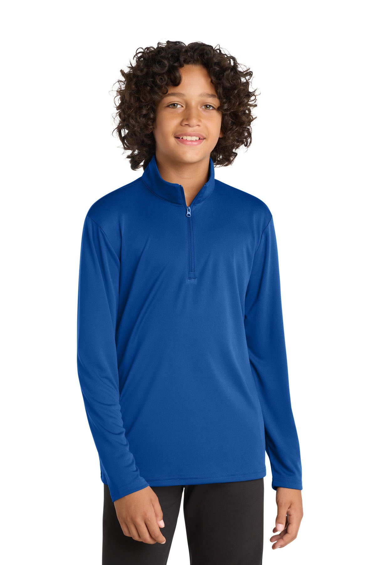 Sport-Tek  Youth PosiCharge  Competitor  1/4-Zip Pullover - True Royal