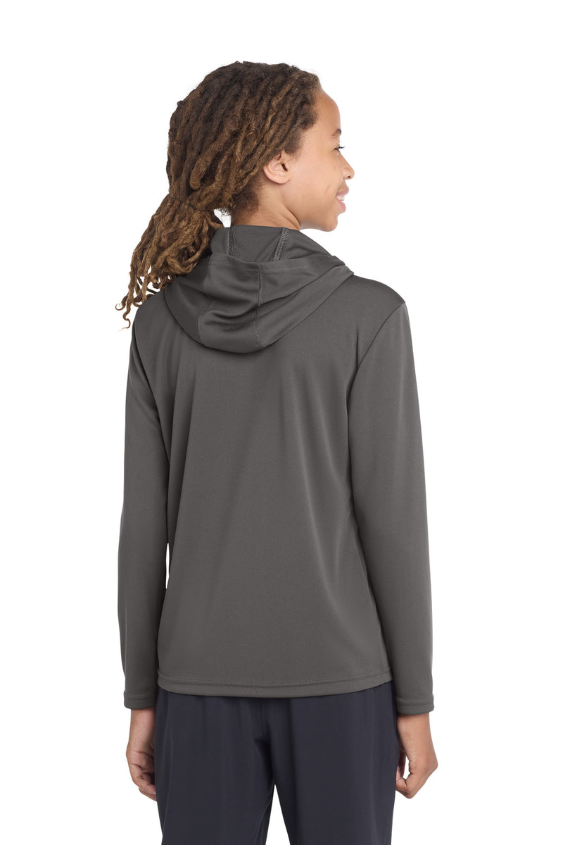 Sport-Tek  Youth PosiCharge  Competitor  Hooded Pullover - Iron Grey