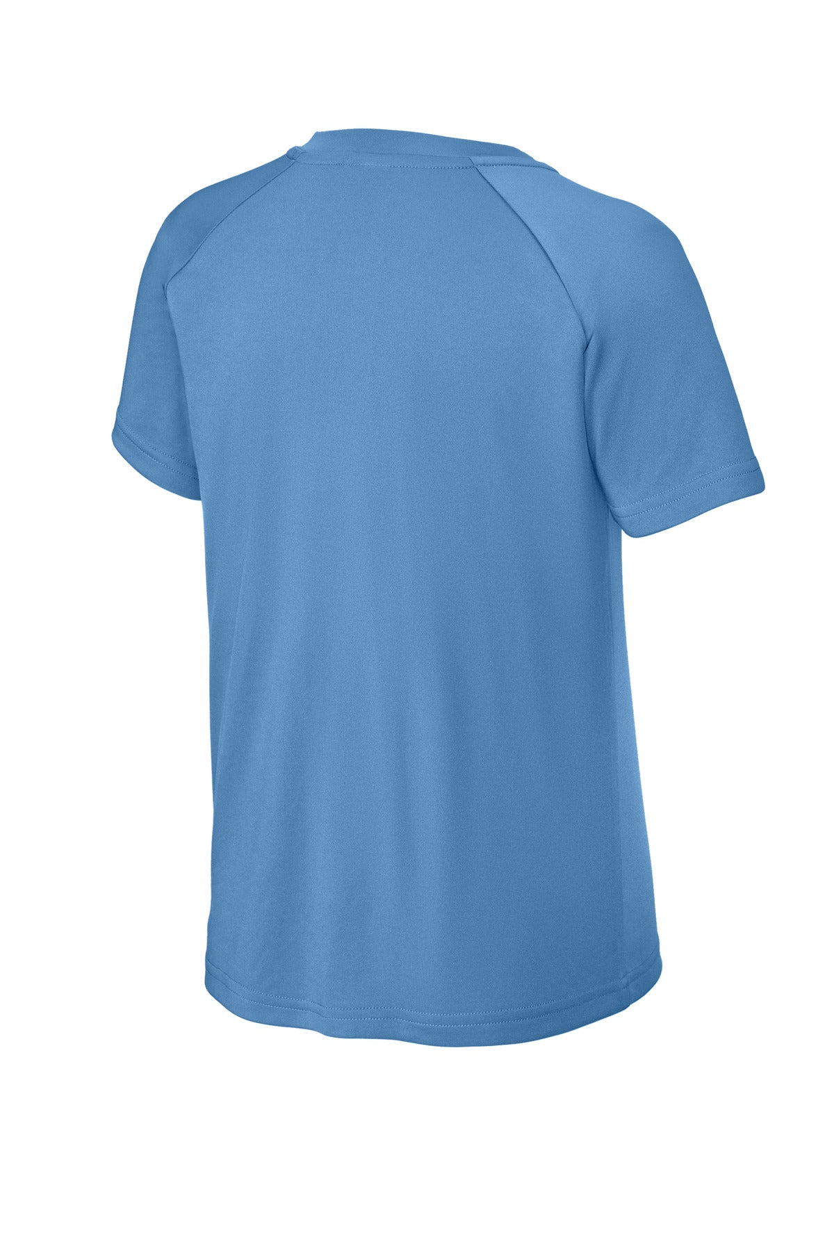Sport-Tek Youth PosiCharge Competitor 2-Button Henley - Carolina Blue