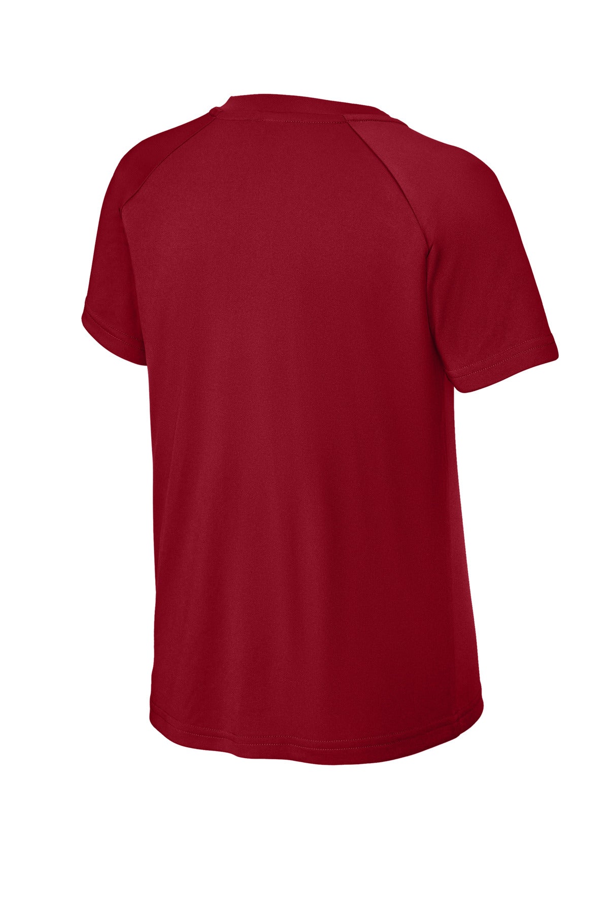 Sport-Tek Youth PosiCharge Competitor 2-Button Henley - Deep Red