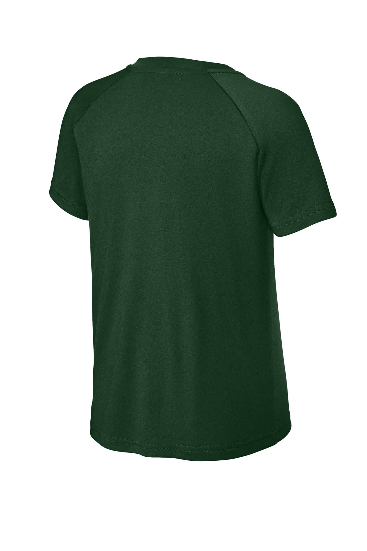 Sport-Tek Youth PosiCharge Competitor 2-Button Henley - Forest Green