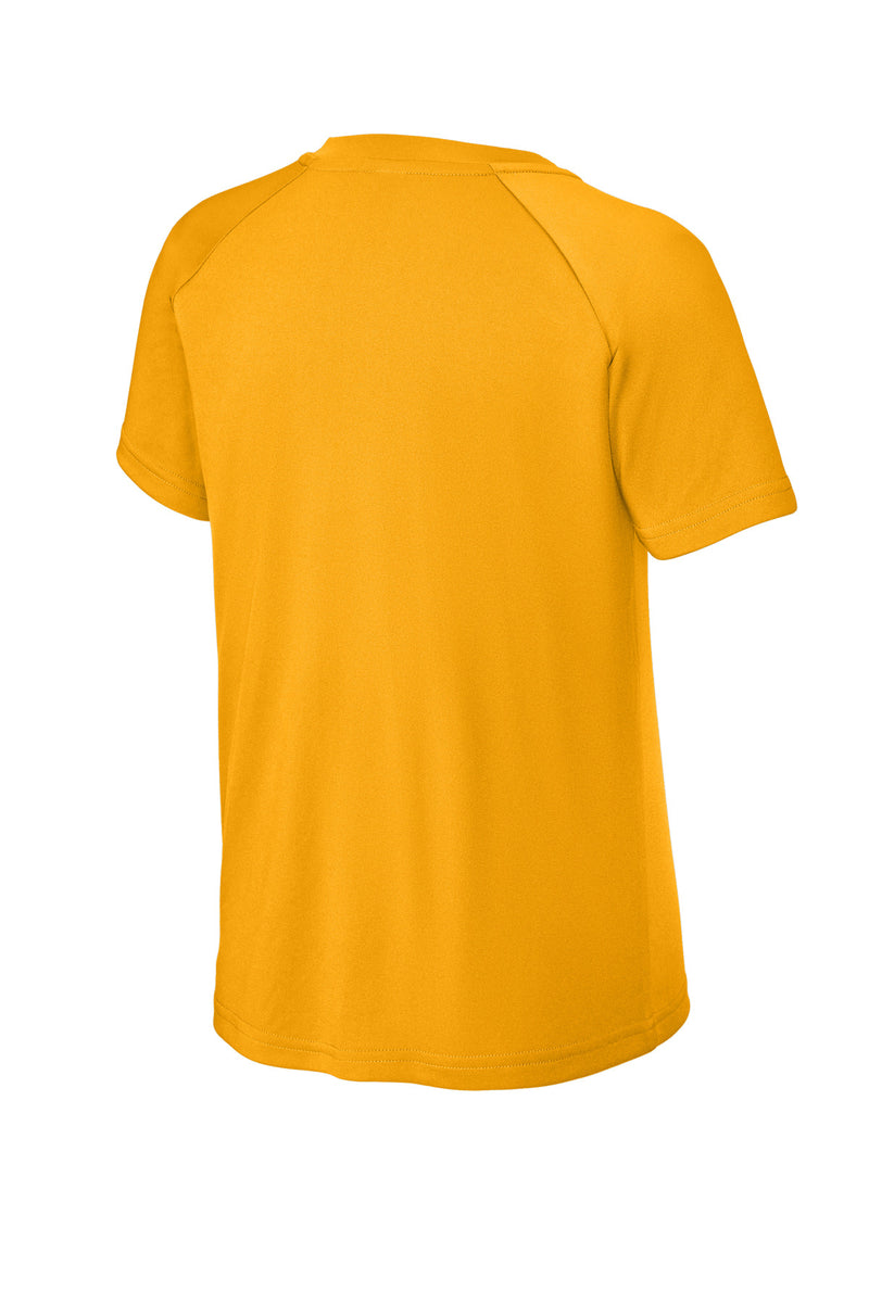 Sport-Tek Youth PosiCharge Competitor 2-Button Henley - Gold